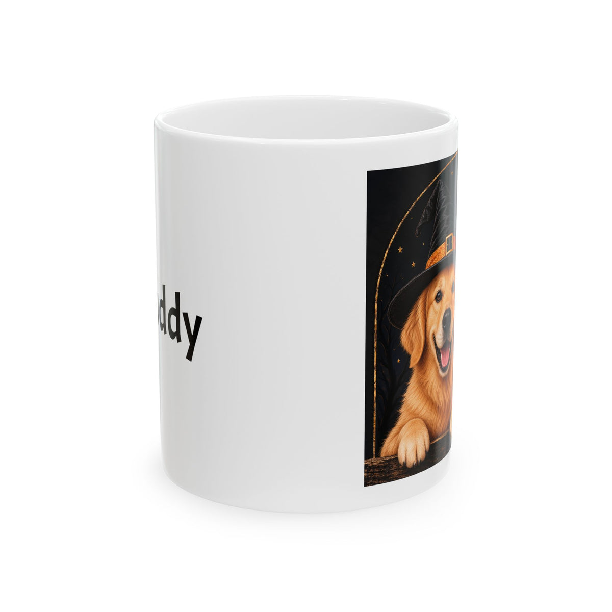 Halloween Dog & Cat Mug with Custom Pet Name