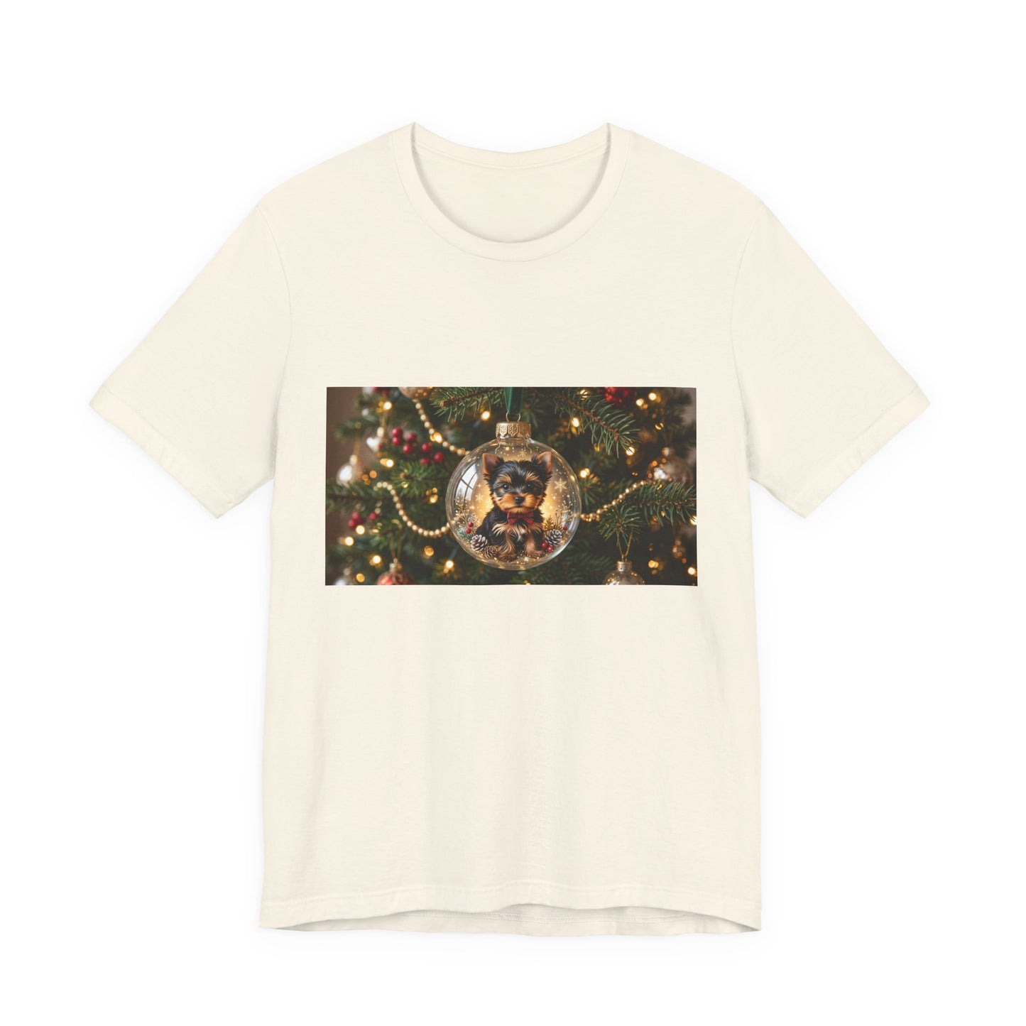 Christmas Ornament Cat T‑Shirt — Festive Holiday Cat in Glass Bauble Tee